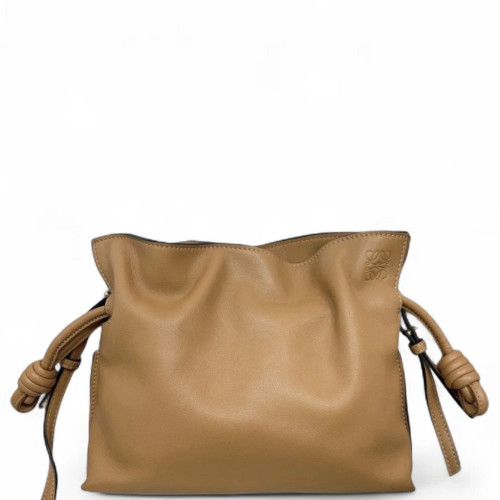 Loewe Mini Flamenco Knot Clutch Calfskin Khaki