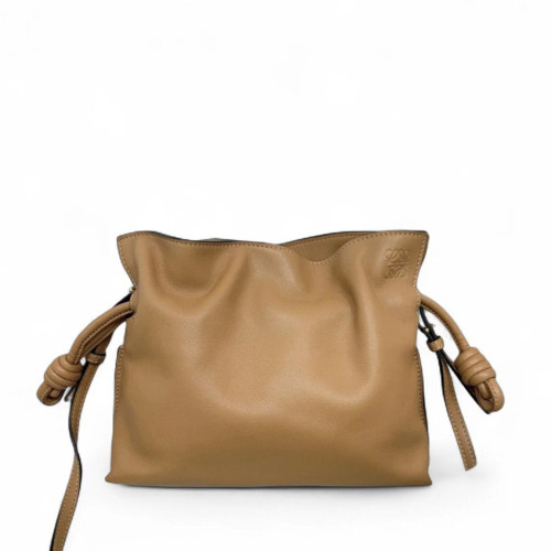 Loewe Mini Flamenco Knot Clutch Calfskin Khaki