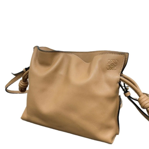 Loewe Mini Flamenco Knot Clutch Calfskin Khaki