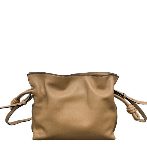 Loewe Mini Flamenco Knot Clutch Calfskin Khaki