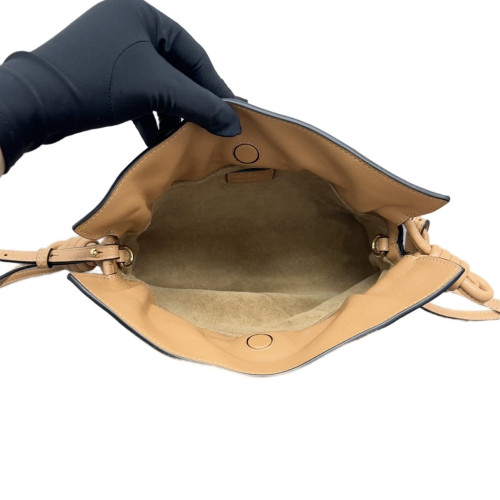 Loewe Mini Flamenco Knot Clutch Calfskin Khaki
