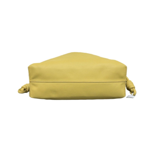 Loewe Medium Flamenco Knot Clutch Calfskin Yellow