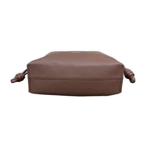 Loewe Mini Flamenco Knot Clutch Calfskin Beige Ebony
