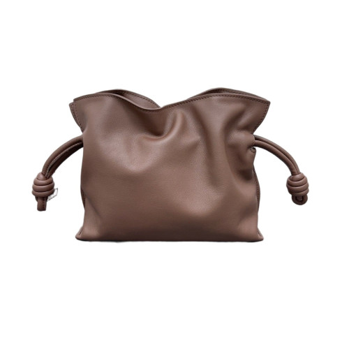 Loewe Mini Flamenco Knot Clutch Calfskin Beige Ebony