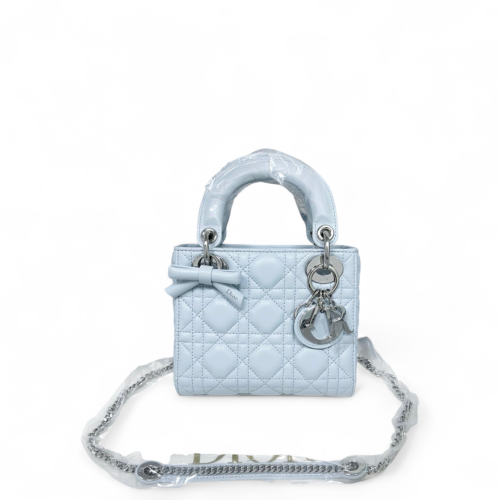 Dior Mini Lady Dior Lambskin Ice Blue Dior Mini Lady Dior Lambskin Ice Blue