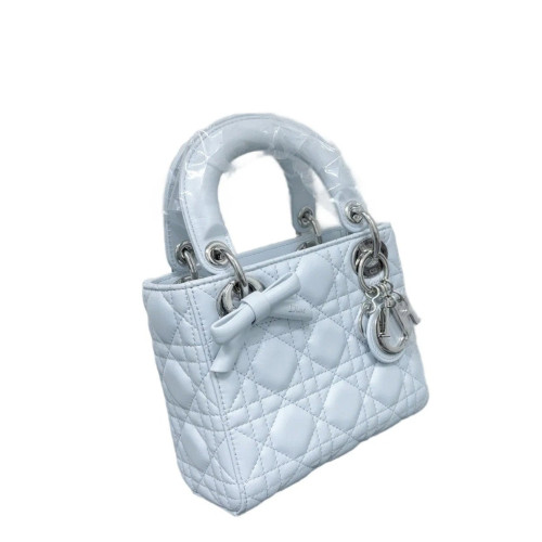 Dior Mini Lady Dior Lambskin Ice Blue Dior Mini Lady Dior Lambskin Ice Blue