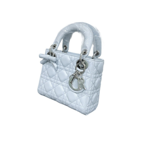 Dior Mini Lady Dior Lambskin Ice Blue Dior Mini Lady Dior Lambskin Ice Blue