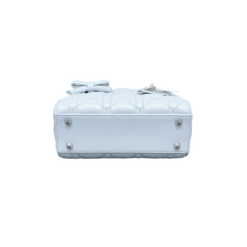 Dior Mini Lady Dior Lambskin Ice Blue Dior Mini Lady Dior Lambskin Ice Blue