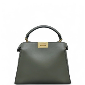 Fendi Peekaboo I See U Small Calfskin Dark Green Fendi Peekaboo I See U Small Calfskin Dark Green