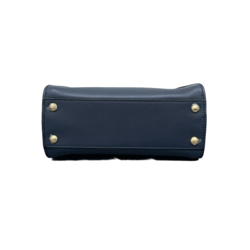 Fendi Peekaboo Mini Calfskin Navy Black