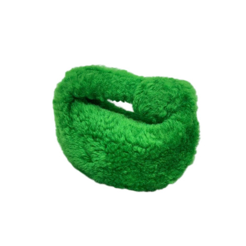 Bottega Veneta Mini Jodie Faux Fur Green
