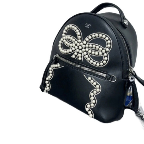 Fendi By The Way Backpack Calfskin Black Fendi By The Way Backpack Calfskin Black
