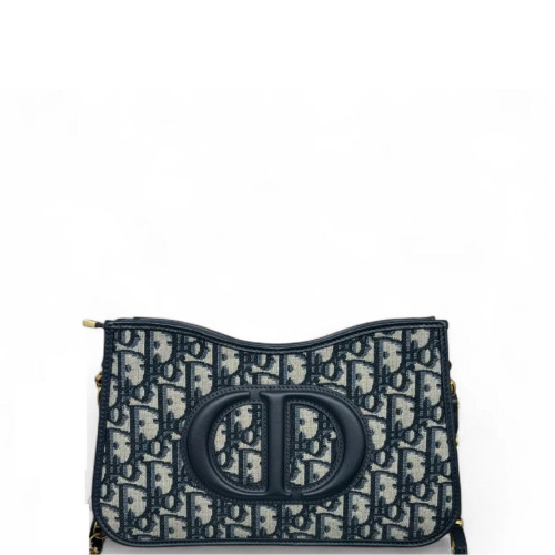 Dior Hobo Oblique Black Grey