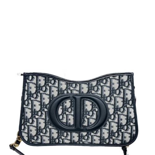Dior Hobo Oblique Black Grey