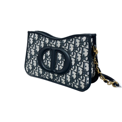 Dior Hobo Oblique Black Grey