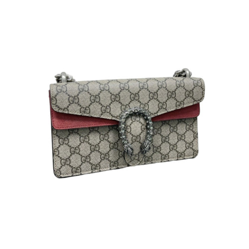 Gucci Small Dionysus GG Supreme Monogram Beige Red Brown Gucci Small Dionysus GG Supreme Monogram Beige Red Brown