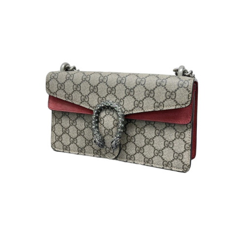 Gucci Small Dionysus GG Supreme Monogram Beige Red Brown Gucci Small Dionysus GG Supreme Monogram Beige Red Brown
