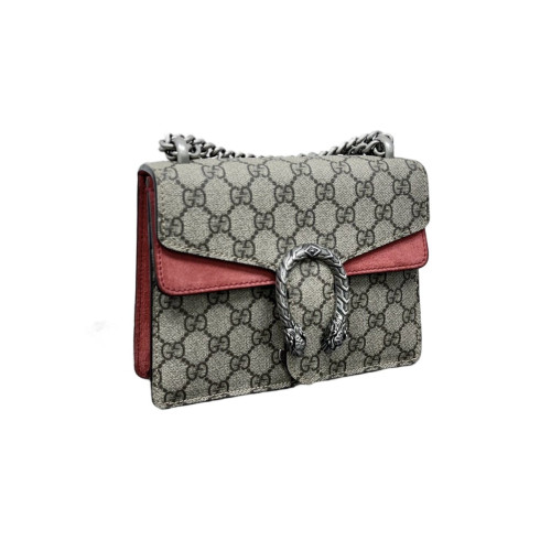 Gucci Mini Dionysus GG Monogram Grey Red Brown Gucci Mini Dionysus GG Monogram Grey Red Brown