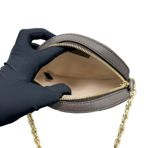 Gucci Mini Ophidia Round Bag GG Supreme Monogram Beige Brown Green Gucci Mini Ophidia Round Bag GG Supreme Monogram Beige Brown Green