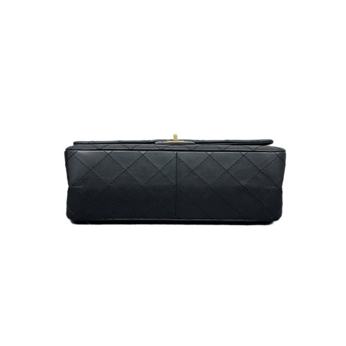 Chanel Quilted 2.55 226 Reissue Double Flap Calfskin Black Chanel Quilted 2.55 226 Reissue Double Flap Calfskin Black