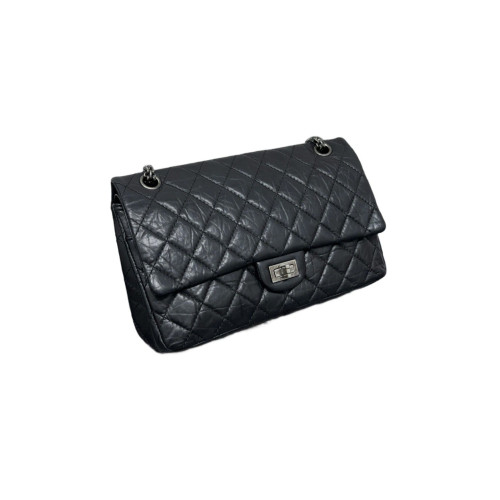 Chanel Quilted 2.55 226 Reissue Double Flap Calfskin Black