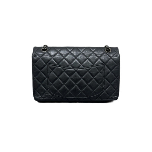 Chanel Quilted 2.55 226 Reissue Double Flap Calfskin Black