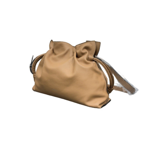 Loewe Medium Flamenco Knot Clutch Calfskin Khaki