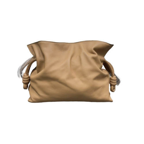 Loewe Medium Flamenco Knot Clutch Calfskin Khaki