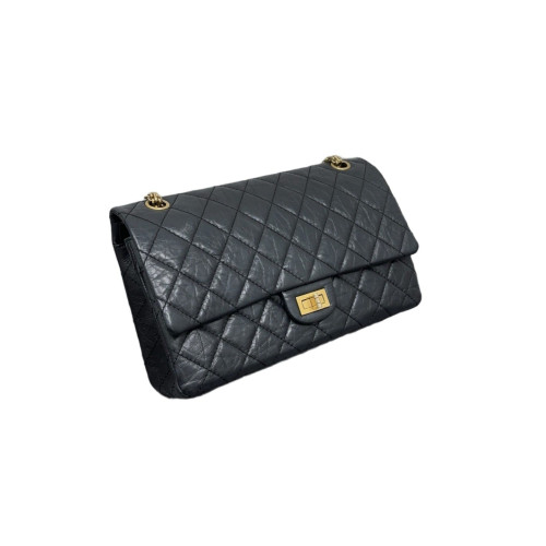Chanel Quilted 2.55 226 Reissue Double Flap Calfskin Black