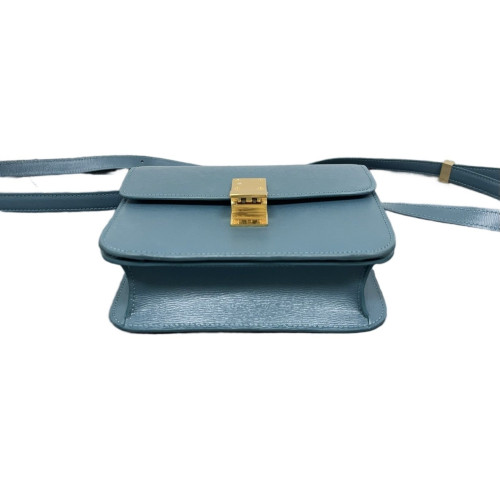 Celine Teen Classic Box Calfskin Dusty Blue