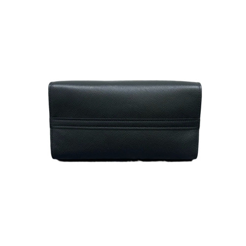 Prada Small Monochrome Tote Saffiano Calfskin Black