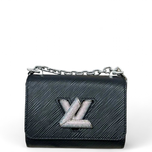 Louis Vuitton Crystal Twist Mini Epi Black