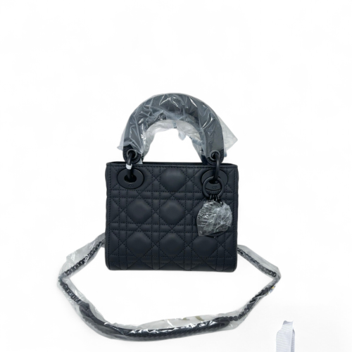 Dior Mini Lady Dior Nubuck Black