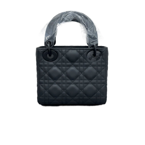 Dior Mini Lady Dior Nubuck Black