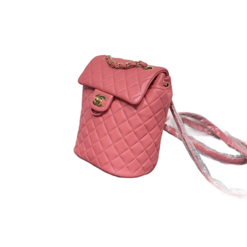 Chanel Quilted Small Salzburg Backpack Lambskin Pink