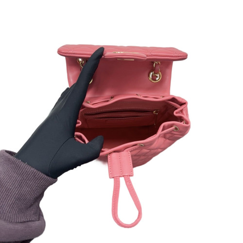 Chanel Quilted Small Salzburg Backpack Lambskin Pink