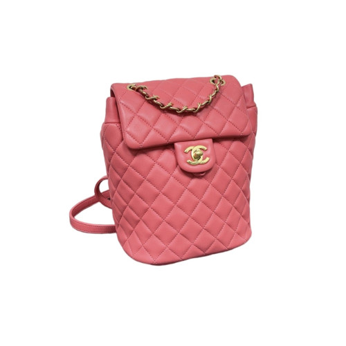 Chanel Quilted Small Salzburg Backpack Lambskin Pink