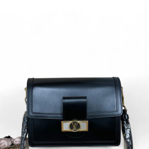 Louis Vuitton Dauphine MM Calfskin Black Louis Vuitton Dauphine MM Calfskin Black