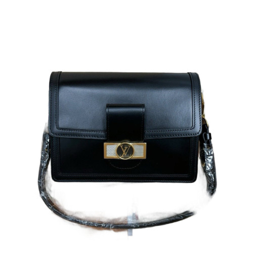 Louis Vuitton Dauphine MM Calfskin Black