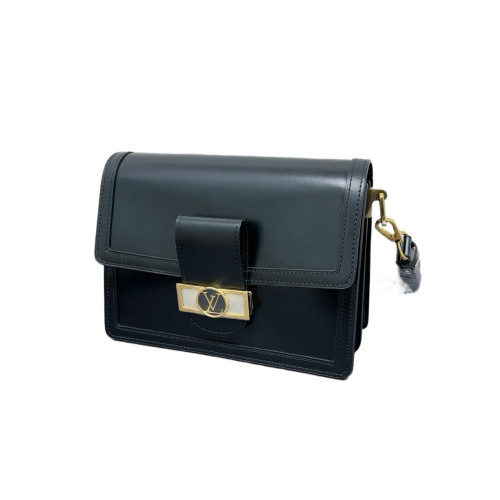 Louis Vuitton Dauphine MM Calfskin Black
