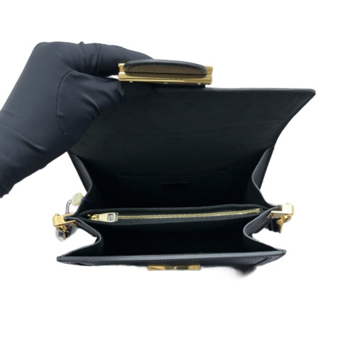Louis Vuitton Dauphine MM Calfskin Black