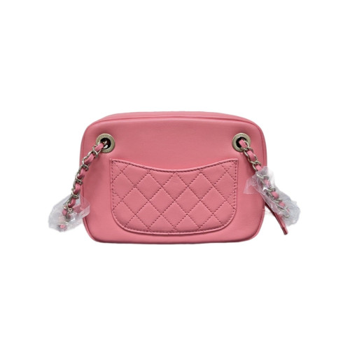 Chanel Crystal Camera Case Calfskin Pink Rainbow