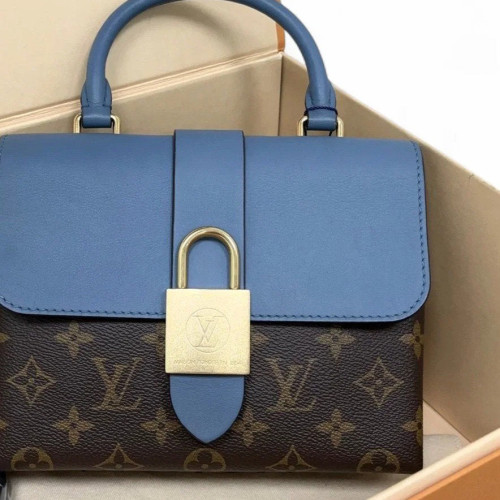 Louis Vuitton Locky BB Monogram Blue Brown