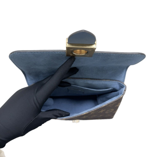 Louis Vuitton Locky BB Monogram Blue Brown