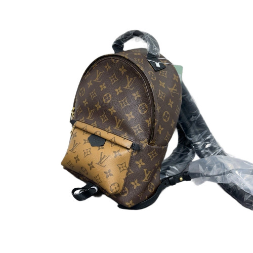 Louis Vuitton Palm Springs Backpack PM Reverse Monogram Brown Tan