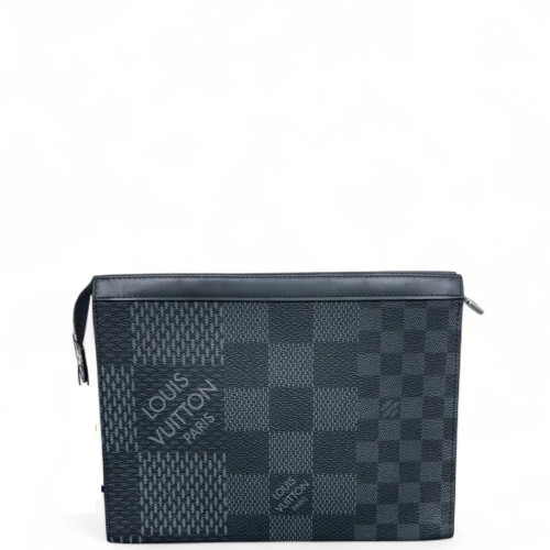Louis Vuitton Poche Toilette 26 Damier Graphite Black Grey