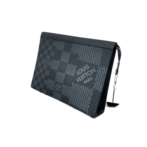 Louis Vuitton Poche Toilette 26 Damier Graphite Black Grey