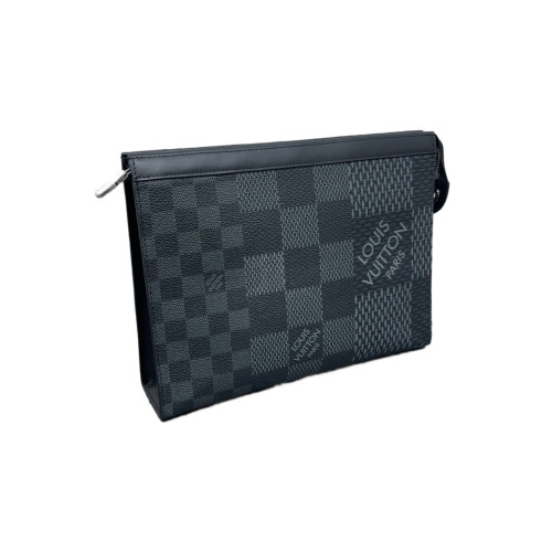 Louis Vuitton Poche Toilette 26 Damier Graphite Black Grey