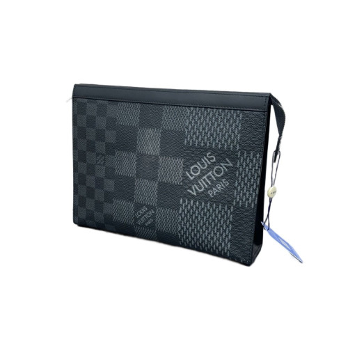 Louis Vuitton Poche Toilette 26 Damier Graphite Black Grey