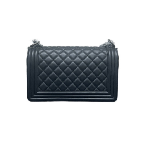 Chanel Quilted Medium Boy Flap Calfskin Black